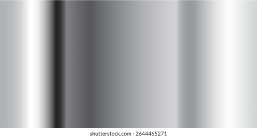 Gradient with a metallic silver texture. Polished plate with light effects.Eps10