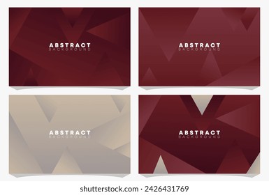 Gradient minimalist background set collection