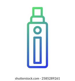 Gradient Minimalist Device Outline Icon Design