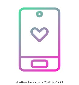 Gradient Mobile Love, Connection , Affection