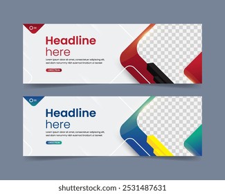 Plantilla de diseño de Anuncio moderno degradado