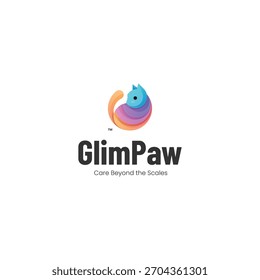Gradiente Moderno Cat Logo Design