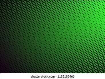 Gradient Modern halftone green background. Decorative web concept, banner, layout, poster. Vector illustration