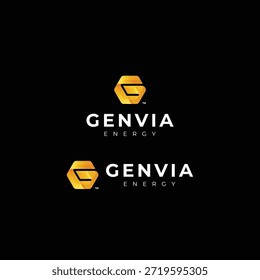Gradient Modern Hexagon Logo Design