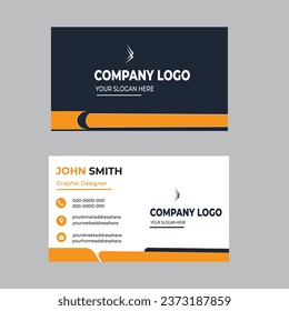 Gradient modern professional business card
