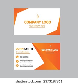 Gradient modern professional business card
