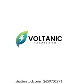 Gradient Modern Voltanic Logo Design