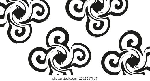 Gradient Monochrome Abstract Background with Grainy Texture