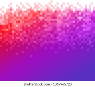 Gradient mosaic background. Abstract color vector pattern