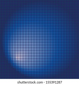 Gradient mosaic blue pattern