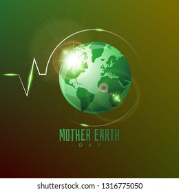 Gradient mother earth day background	