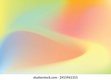 Gradient multicolor abstract vector. Gradient blur abstract color. Modern horizontal design for background illustration