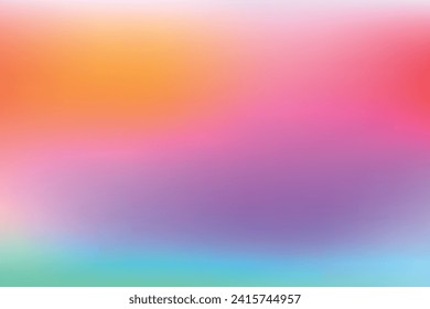 Gradient multicolor abstract vector. Gradient mesh blur background illustration. Modern horizontal design for background illustration