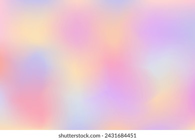 Gradient multicolor background with soft blur. Bright amber pattern. Summer rainbow poster