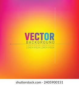 Gradient Multicolor HD Background. Social media post design