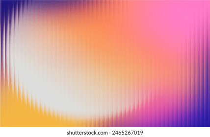 Gradient Multicolored. Vector Glass grainy Blurred neon in pastel colors. For covers, wallpapers, branding and other projects. Multicolored glass texture for banner, wallpaper, template, print.