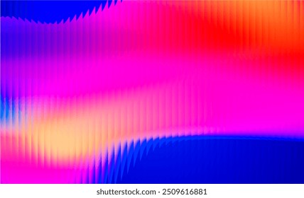 Gradient Multicolored. Vector Glass grainy Blurred neon in pastel colors. For covers, wallpapers, branding and other projects. Multicolored glass texture for banner, wallpaper, template, print.