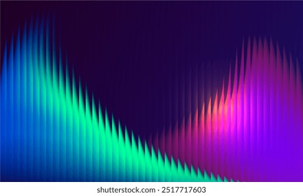 Gradient Multicolored. Vector Glass grainy Blurred neon in pastel colors. For covers, wallpapers, branding and other projects. Multicolored glass texture for banner, wallpaper, template, print.