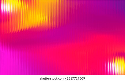 Gradient Multicolored. Vector Glass grainy Blurred neon in pastel colors. For covers, wallpapers, branding and other projects. Multicolored glass texture for banner, wallpaper, template, print.