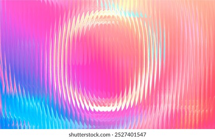 Gradient Multicolored. Vector Glass grainy Blurred neon in pastel colors. For covers, wallpapers, branding and other projects. Multicolored glass texture for banner, wallpaper, template, print.