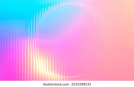 Gradient Multicolored. Vector Glass grainy Blurred neon in pastel colors. For covers, wallpapers, branding and other projects. Multicolored glass texture for banner, wallpaper, template, print.