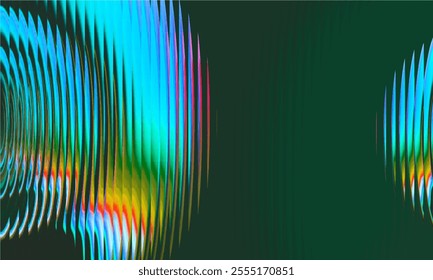 Gradient Multicolored. Vector Glass grainy Blurred neon in pastel colors. For covers, wallpapers, branding and other projects. Multicolored glass texture for banner, wallpaper, template, print.