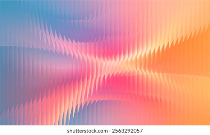 Gradient Multicolored. Vector Glass grainy Blurred neon in pastel colors. For covers, wallpapers, branding and other projects. Multicolored glass texture for banner, wallpaper, template, print.