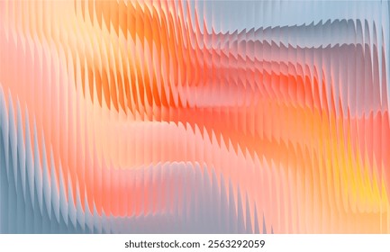 Gradient Multicolored. Vector Glass grainy Blurred neon in pastel colors. For covers, wallpapers, branding and other projects. Multicolored glass texture for banner, wallpaper, template, print.