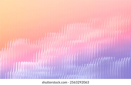 Gradient Multicolored. Vector Glass grainy Blurred neon in pastel colors. For covers, wallpapers, branding and other projects. Multicolored glass texture for banner, wallpaper, template, print.