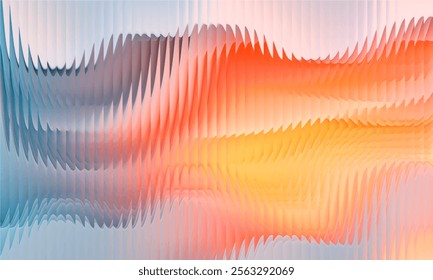 Gradient Multicolored. Vector Glass grainy Blurred neon in pastel colors. For covers, wallpapers, branding and other projects. Multicolored glass texture for banner, wallpaper, template, print.