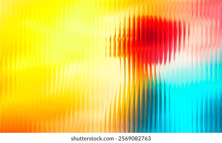 Gradient Multicolored. Vector Glass grainy Blurred neon in pastel colors. For covers, wallpapers, branding and other projects. Multicolored glass texture for banner, wallpaper, template, print.