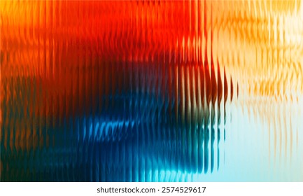 Gradient Multicolored. Vector Glass grainy Blurred neon in pastel colors. For covers, wallpapers, branding and other projects. Multicolored glass texture for banner, wallpaper, template, print.