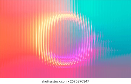 Gradient Multicolored. Vector Glass grainy Blurred neon in pastel colors. For covers, wallpapers, branding and other projects. Multicolored glass texture for banner, wallpaper, template, print.