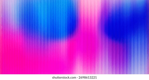 Gradient Multicolored. Vector Glass grainy Blurred neon in pastel colors. For covers, wallpapers, branding and other projects. Multicolored glass texture for banner, wallpaper, template, print.