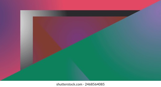 Gradient Multicolors Vector Template Empty Background Design CMYK Mode