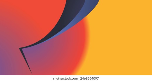 Gradient Multicolors Vector Template Empty Background Design CMYK Mode