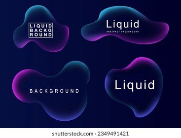 Gradient neon color sphere. Round holographic gradients. Glowing bright liquid gradient shape. Curved line for banner and flyer, social media. Vector twirl.