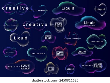 Gradient neon color sphere. Round holographic gradients. Glowing bright liquid gradient shape. Curved line for banner and flyer, social media. Vector twirl.