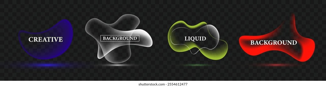 Gradient neon color sphere. Round holographic gradients. Glowing bright liquid gradient shape. Curved line for banner and flyer, social media. Vector twirl.