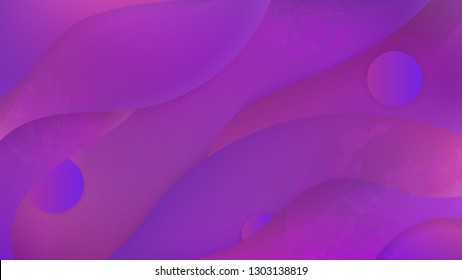 Gradient, neon lines, forms. Vector. Digital wallpaper in a minimalist style. Color geometric gradient, futuristic background.