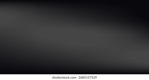 Gradient with Nero, Black color. Beautiful and attractive blurred background with smooth color transition.Vector ilustration