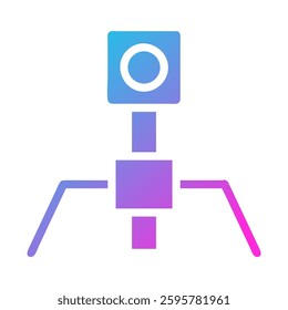 Gradient Network Node Icon For Business Use