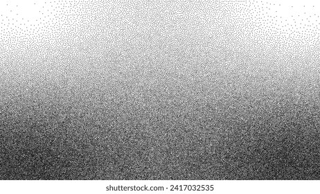 Gradient noise background of large chaotic spots. Grainy pattern of dots. Vector illustration.