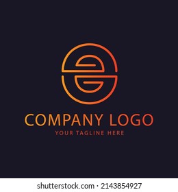 gradient o letter logo template, abstract business company logo design