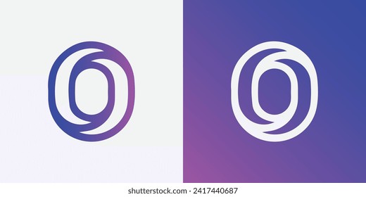 Gradient O Logo | Modern Abstract Letter O Icon | Multicolor Lettermark