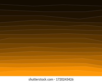 El naranja degradado se organiza en capas de oscuridad a luz. Para el concepto de fondo.naranja.