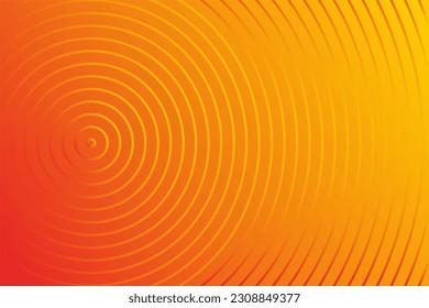 Gradient orange background with circular watermark.Simple and minimalist template for presentation, banner, wallpaper, flyer and more.