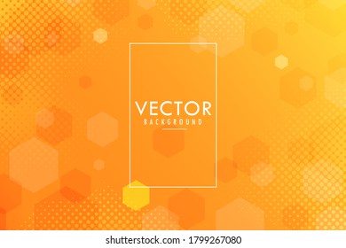 Gradient Orange Background, Wallpaper for Business, Presentation, Publication. Vector Graphic Design EPS10.