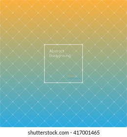 Gradient Orange and blue colored triangle polygon pattern vintage background. Abstract background made up with triangular. Brochure, poster, design Wallpapers for your computer phone and tablet.