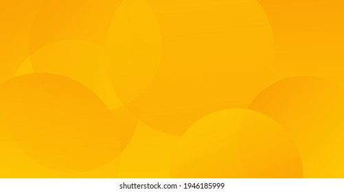 Gradient Orange Circle Shapes Background Vector